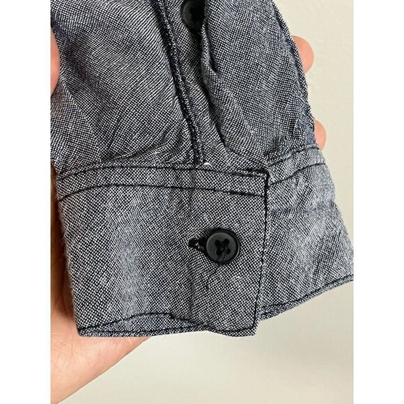 BDG Top Women M Blue Neutral Western Equestrian Retro Classic Preppy Boho 80s - Picture 5 of 10